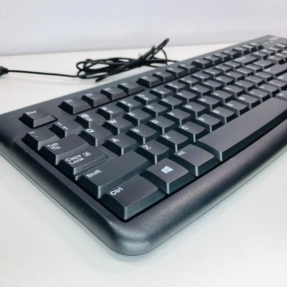 Logitech K120 Wired Keyboard: Comfortable, Quiet, Durable, Efficient Work/Gaming